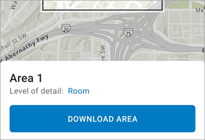 Define and download a map with a map tile basemap, showing level of detail.